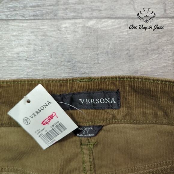 Versona Corduroy Mini Skirt Size 27 (4) - Picture 2 of 5